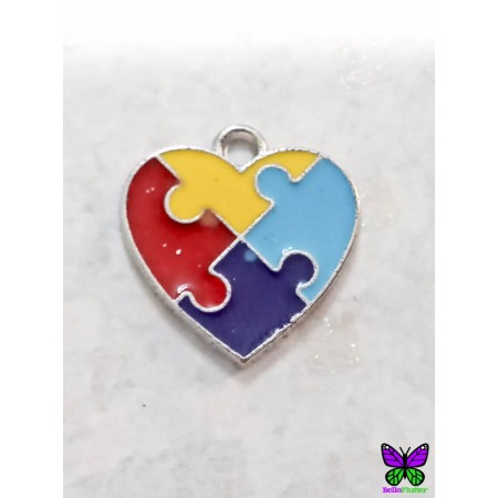 Imperfect Heart Puzzle Charm